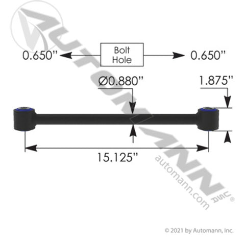 Automann TMR4690 Torque Rod Cab 15.125in Freightliner