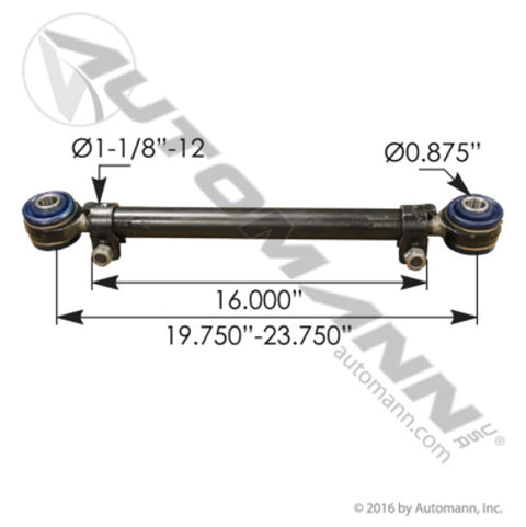 Automann TMR527 Torque Rod ADJ 22.500in Western Star