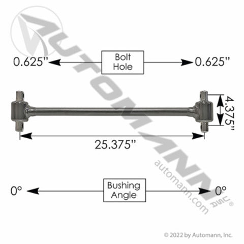 Automann TMR533 Torque Rod 25.375in IHC/Ford