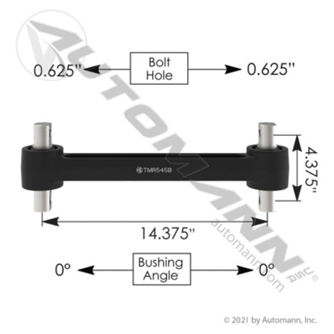 Automann TMR545B Torque Rod 14.400in Hendrickson