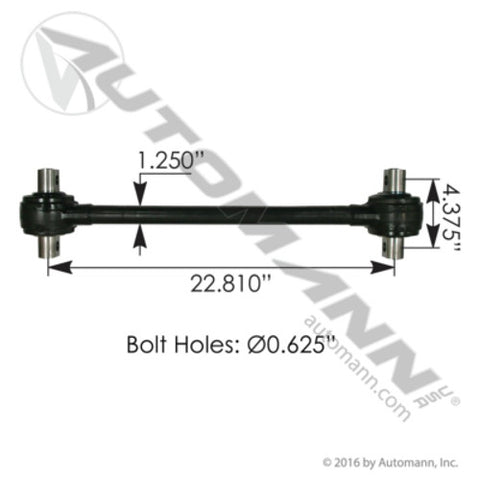 Automann TMR551 Torque Rod 22.810in Sealed Peterbilt