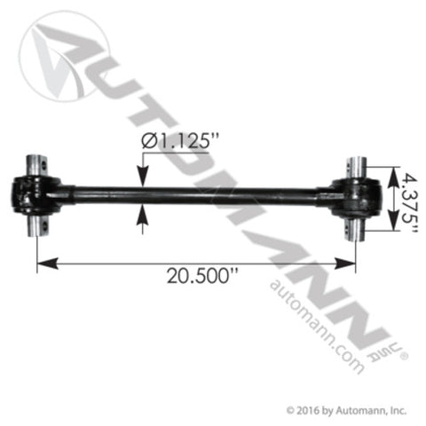 Automann TMR569 Torque Rod 20.500in Sealed Mack