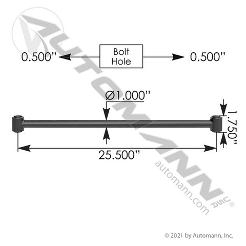Automann TMR59009 Torque Rod Cabin 25.500in Kenworth
