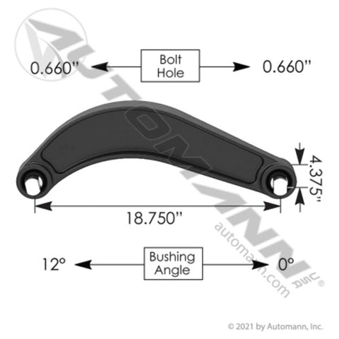 Automann TMR5975 Torque Rod 18.710in Hendrickson