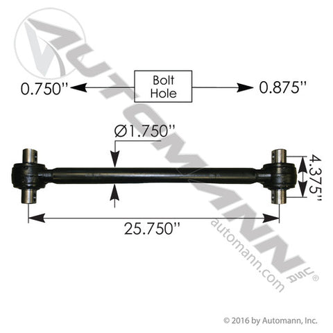 Automann TMR611 Torque Rod 25.750in Sealed Mack