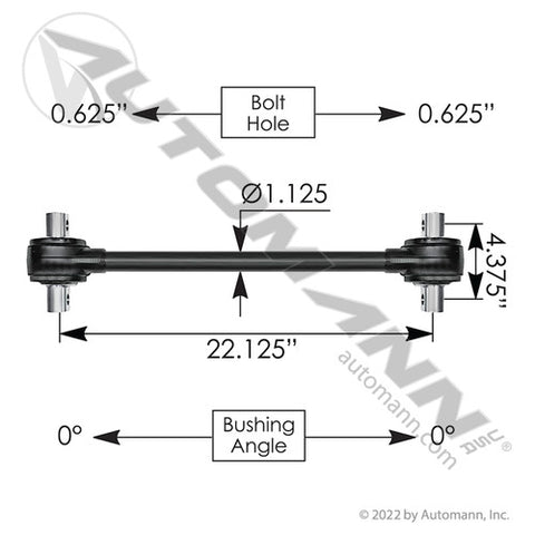 Automann TMR63 Torque Rod 22.125in Sealed Volvo