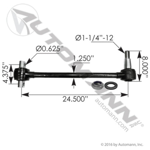 Automann TMR675 Torque Rod 24.500in Sealed Mack