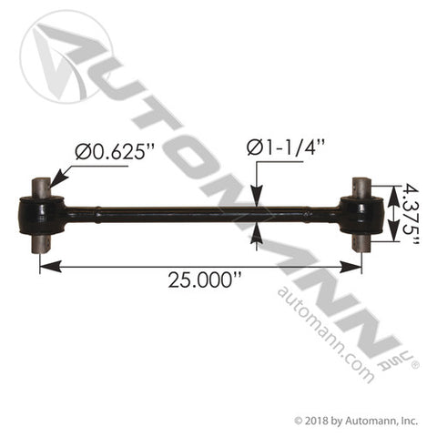 Automann TMR75 Torque Rod 25.000in Kenworth