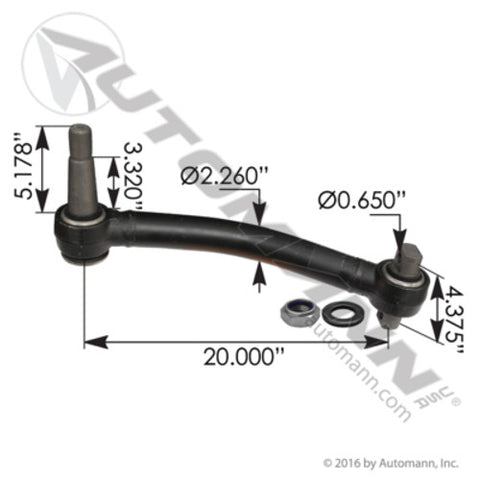 Automann TMR9485 Torque Rod Fixed RH 20.000in Neway