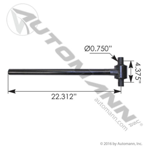 Automann TMRN047 Narrow Rod 22.312in Hendrickson