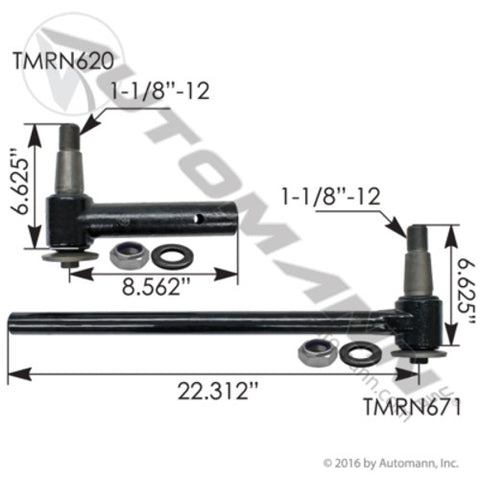 Automann TMRN102 Narrow Rod Kit Hendrickson