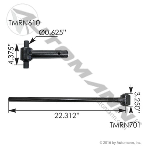 Automann TMRN103 Narrow Rod Kit Hendrickson