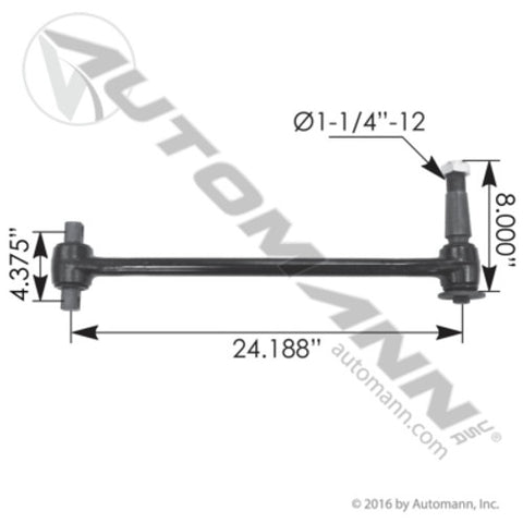 Automann TMRN1051 Narrow Rod 24.300in Hendrickson