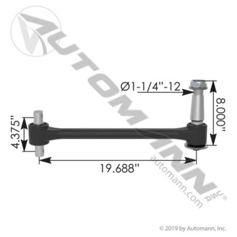 Automann TMRN1128 Narrow Rod 19.688in Hendrickson