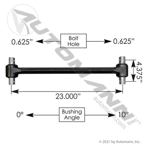 Automann TMRN945 Narrow Rod 23.000in Hendrickson