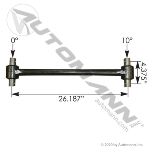 Automann TMRN961 Narrow Rod 26.188in Hendrickson