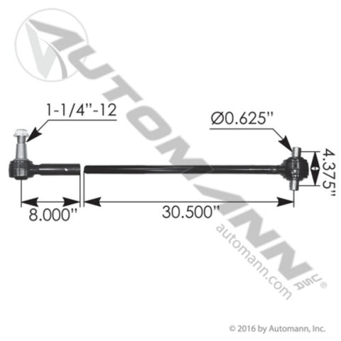 Automann TMRS018 Sealed Torque Rod Kit Aut. 2 Pcs