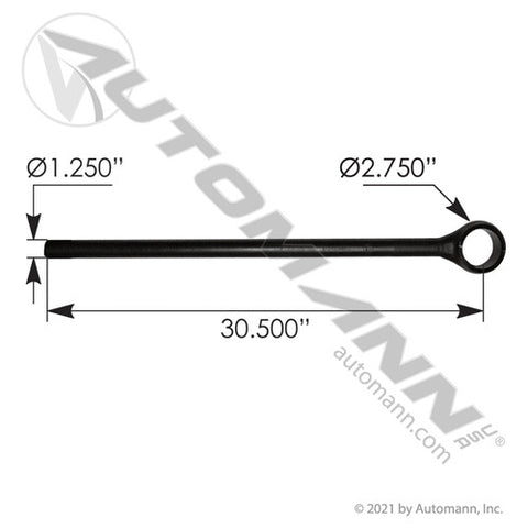 Automann TMRU30-1-2 Ultra Rod Plus Spacer End w/o Bushing