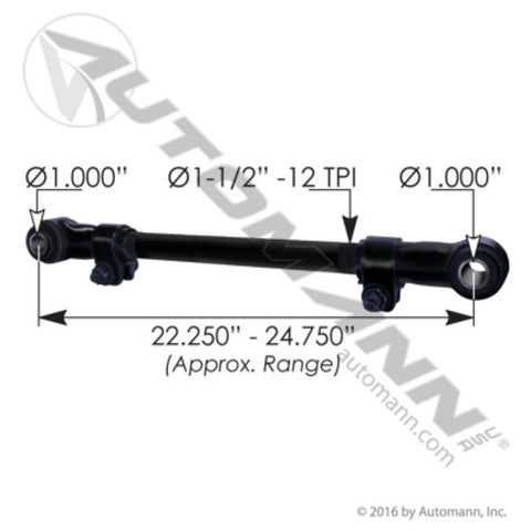 Automann TR71311 Torque Arm Adjustable Hutch