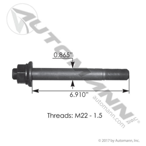 Automann TR8087814 Threaded Stud Volvo