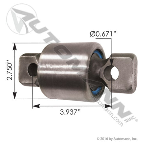 Automann TRB6823UB Torque Rod Poly Bushing Kenworth