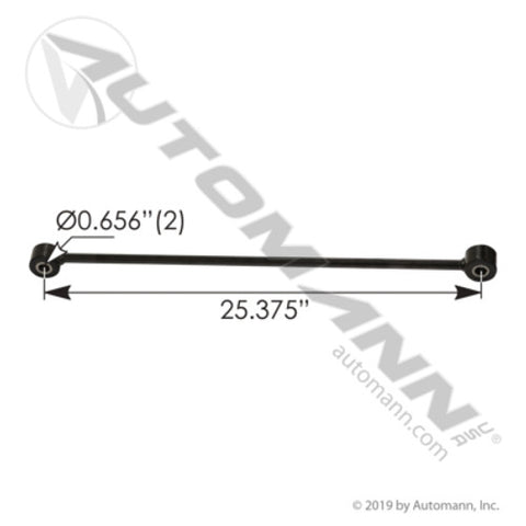 Automann TRR7501 Radiator Support Rod Peterbilt