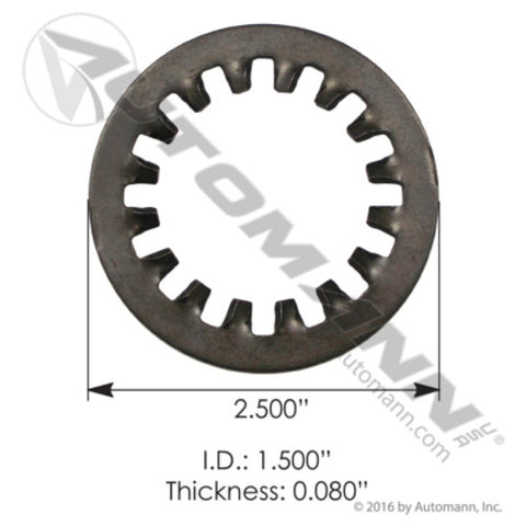 Automann WA167 Tab Lock Washer Ridewell