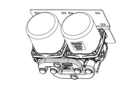 Haldex DA37200 Geminimdx® Dual Dryer