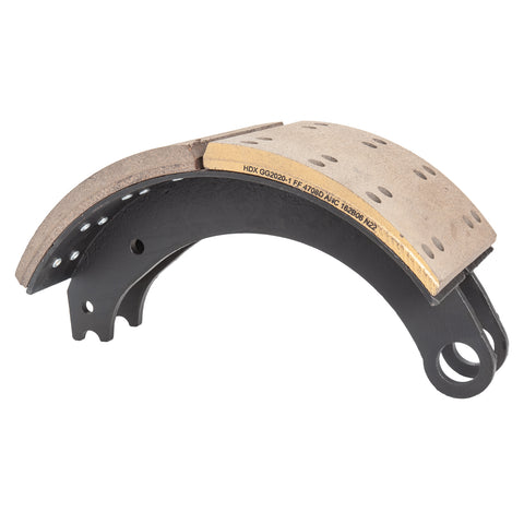 Haldex GG4708ETR Relined Shoe For 16-1/2" Eaton "Es" For Meritor "P", Remanufactured