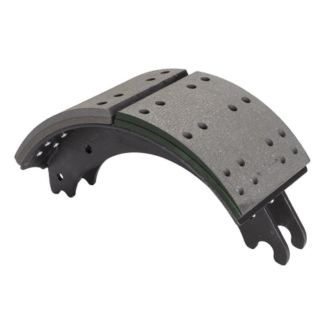 Haldex GM4515QR Relined Shoe For 16-1/2" Meritor "Q" Current Design, Remanufactured