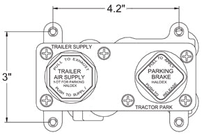 Haldex KN20611 Hand Operated Valve