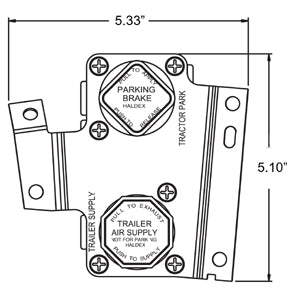 Haldex KN20619 Hand Operated Valve