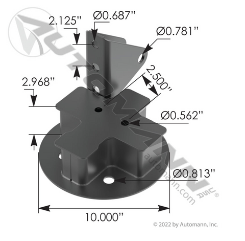 Automann MHT789  LH Mounting Plate