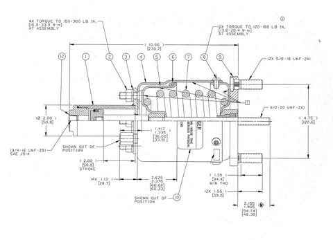 Haldex N36000A Maxibrake® Hr-Series Spring Brake