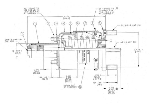 Haldex N36000B Maxibrake® Hr-Series Spring Brake
