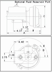 Haldex N37216C Pressure Converter Assembly
