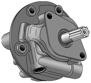 Haldex RP40101X Hobourn/Eaton Power Steering Pump, Remanufactured