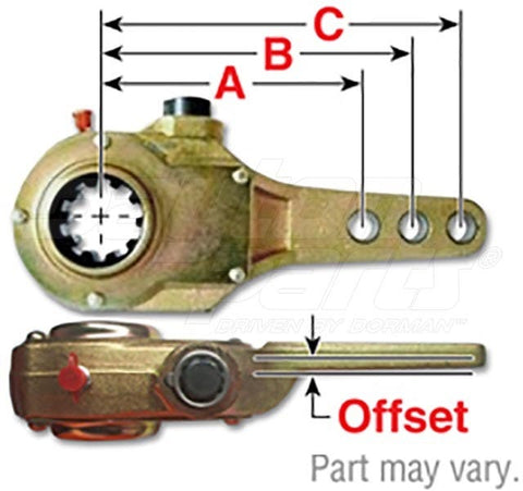 Dayton Parts 05-221 Manual Slack - 1.50-10 5.5/6.5 1.50 Offset Left Hand