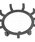 Dayton Parts 06-567 Axle Tab Washer - Bent Tabs