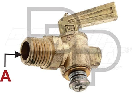 Dayton Parts 12-40606 Air Tank Drain Plug - 3/8 In.