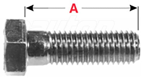 Dayton Parts 13-6520 Cast Spoke Wheel - Drum Bolt