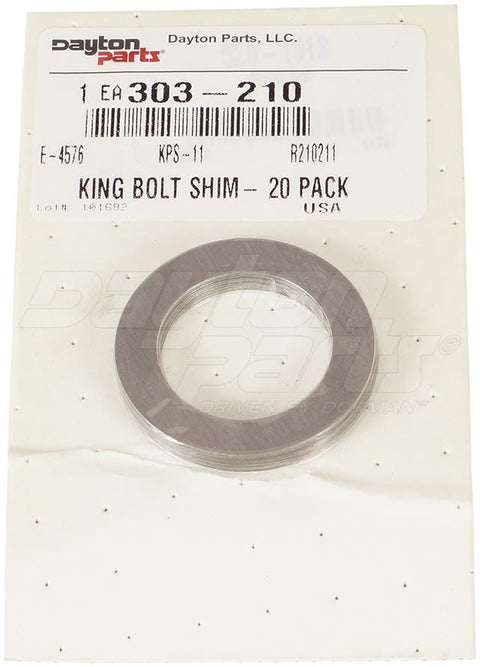 Dayton Parts 303-210 King Pin Shim Kit- 20 Pieces