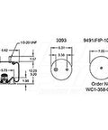 Dayton Parts 352-2119 Air Spring - Rolling Lobe