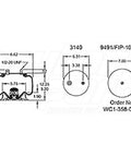 Dayton Parts 352-2131 Air Spring - Rolling Lobe