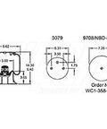Dayton Parts 352-5311 Air Spring - Rolling Lobe