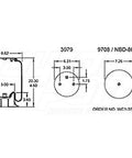 Dayton Parts 352-5712 Air Spring - Rolling Lobe