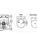 Dayton Parts 352-6231 Air Spring - Rolling Lobe