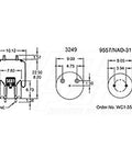 Dayton Parts 352-6262 Air Spring - Rolling Lobe