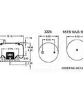 Dayton Parts 352-8197 Air Spring - Rolling Lobe