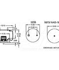 Dayton Parts 352-8204 Air Spring - Rolling Lobe